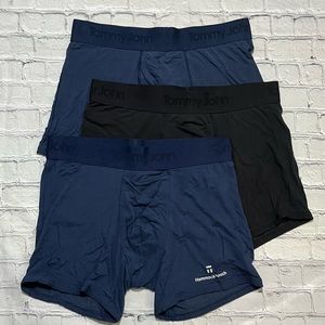 Tommy John 3 pack Men’s Second Skin Boxer Briefs M